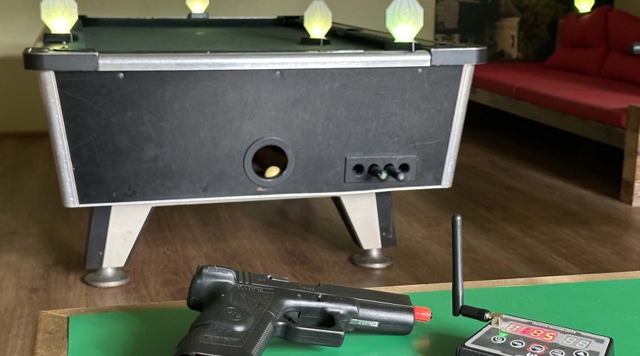 Laser Ammo SureStrike MAG resettable trigger magazine and laser cartridge kit the I-MTTS interactive target system with the SureStrike MAG