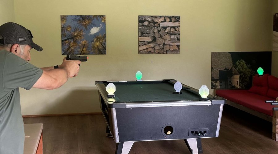 Laser Ammo SureStrike MAG resettable trigger magazine and laser cartridge kit the SureStrike MAG test