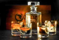 Not just firearms: new Nighthawk Custom wine and spirits accessories a 24% lead crystal decanter with a 25 oz capacity