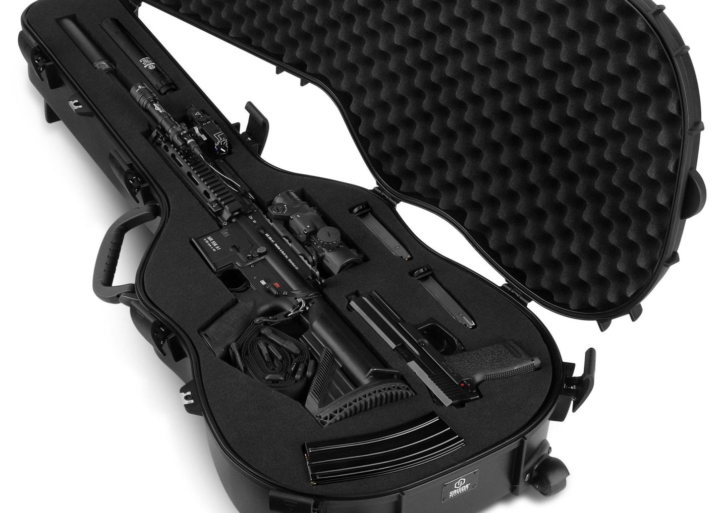Savior Discreet Ultimate Guitar Hard Case with weapon 