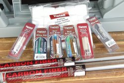 Cleaning rods, wipers, bore guides and bronze brushes