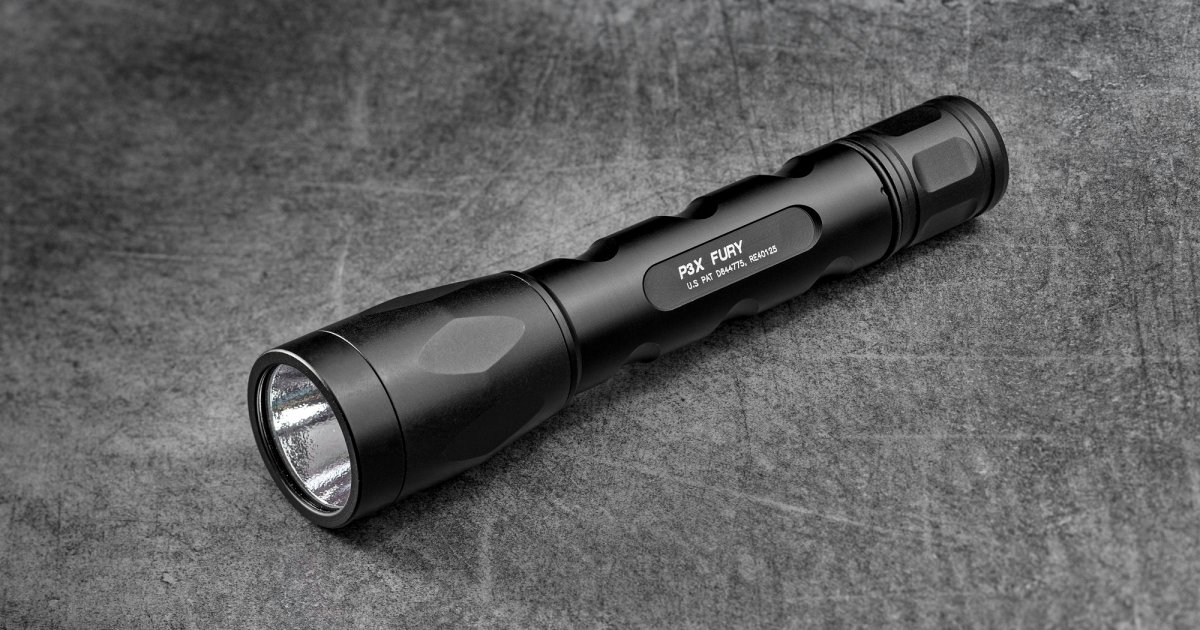 SureFire P3X Fury Ultra-High Dual-Output Tactical LED P3XC-A B&H