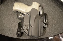 The Tactical Corner - Let's talk about holsters A Radar Concealment Drop Plus polymer holster.