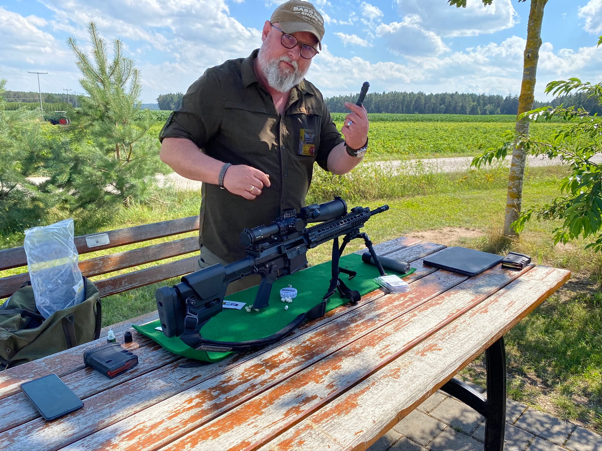 accessories: Gun care: VFG Firearm Pocket Set, the smart solution for barrel cleaning