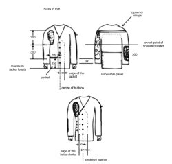 ISSF jacket dimensions