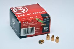 GECO 9mm bullets for reloading GECO Full Metal Jacket RN bullet