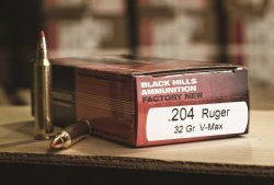 Black Hills Ammunition .204-Ruger loads Black Hills Ammunition .204-Ruger loads