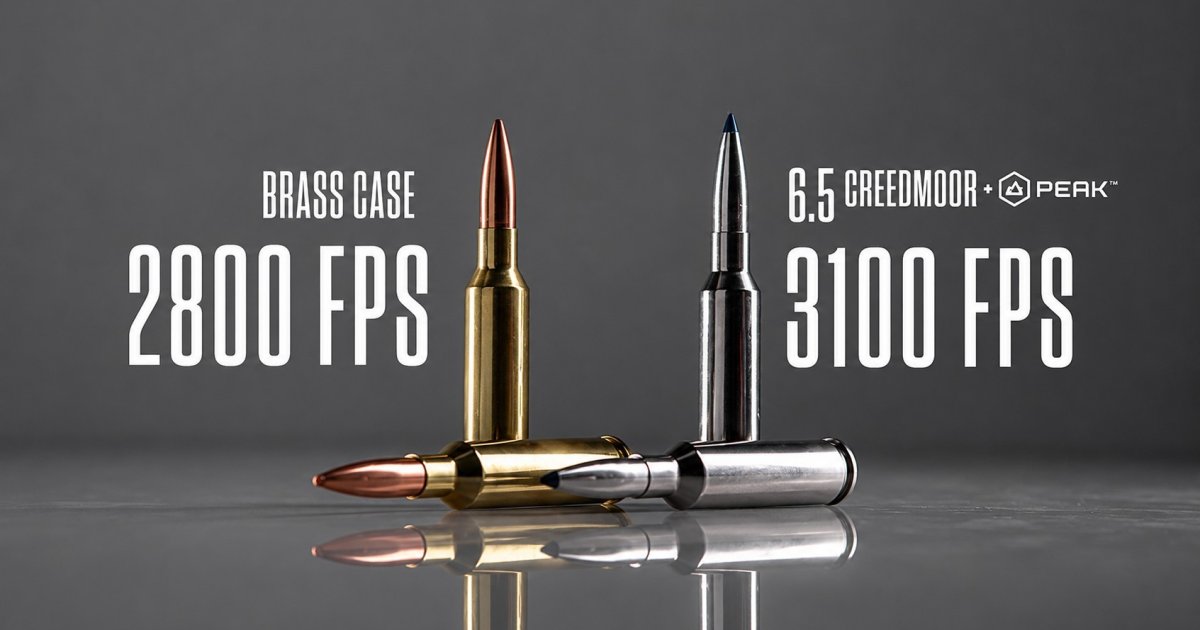 The Federal 6.5 Creedmoor +Peak: Up to 300 fps Faster, Without Changing Your Rifle