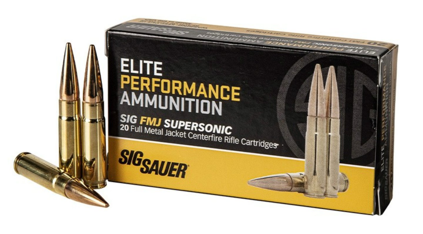 New 300BLK FMJ Rifle Ammunition from SIG Sauer