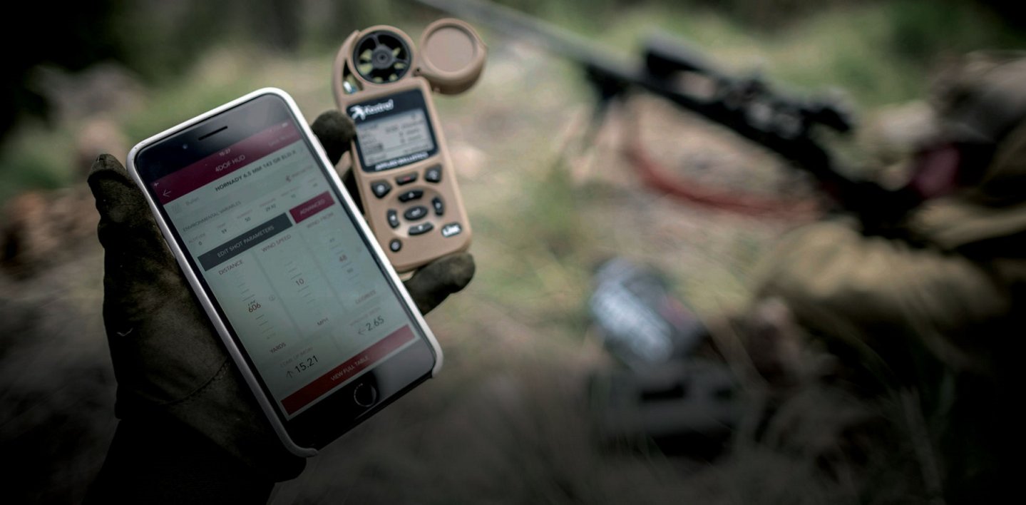 The new Hornady app Ballistic Calculator App for mobile devices