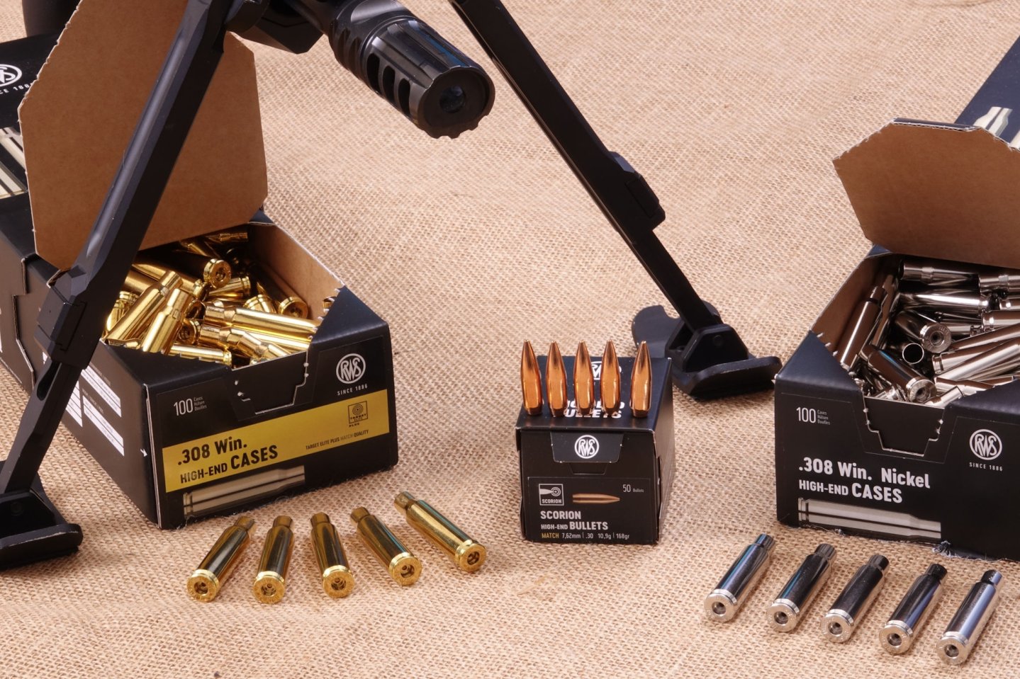 RWS Scorion: the new "Made in Germany" match bullet in extensive testing on the shooting range RWS Scorion and other RWS reloading components.