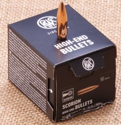 RWS Scorion: the new "Made in Germany" match bullet in extensive testing on the shooting range The new RWS Scorion, packaging