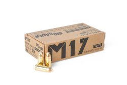 SIG Sauer introduces new M17 9mm +P ammunition M17 124gr 9mm +P FMJ is designed for training
