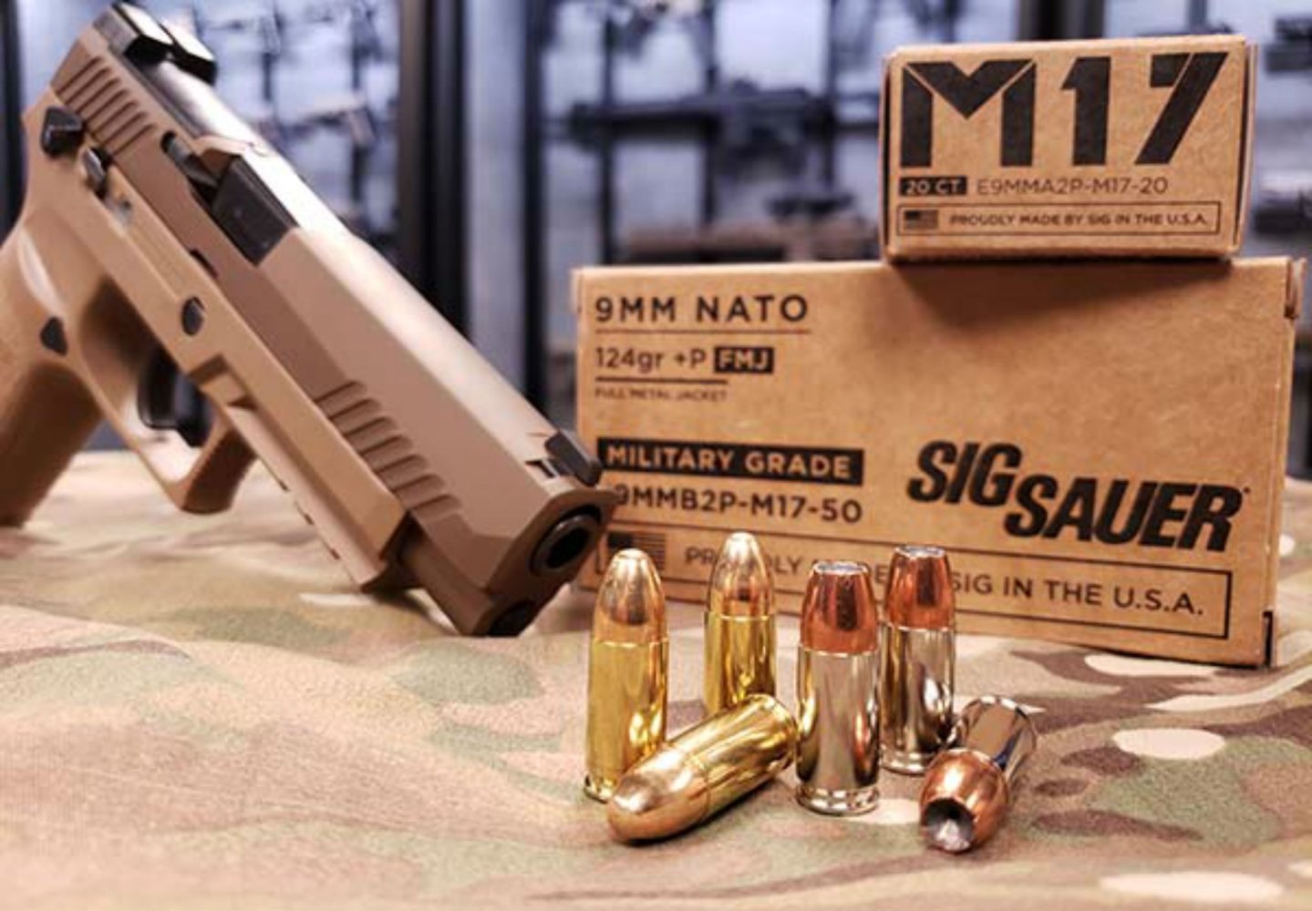 SIG Sauer introduces new M17 9mm +P ammunition  SIG Sauer introduces new M17 9mm +P ammunition