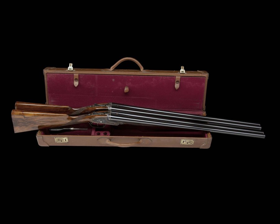 Holts: 7th and 8th December Auction of fine modern and antique guns J. Purdey & Sons superlight double-barrelled