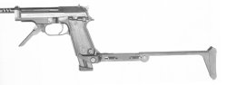 A brief history of the pistol carbines Beretta 93R machine pistol with shoulder stock