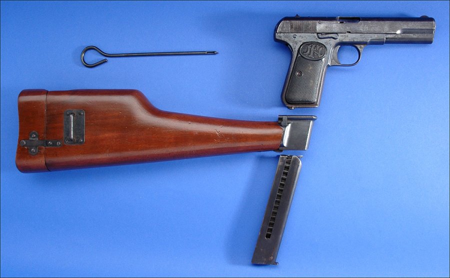 A brief history of the pistol carbines Fn Browning Model 1903 pistol