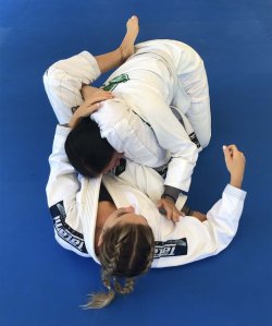 A young gun influencer: interview with Danielle Valkyrie  Danielle Valkyrie practicing martial art