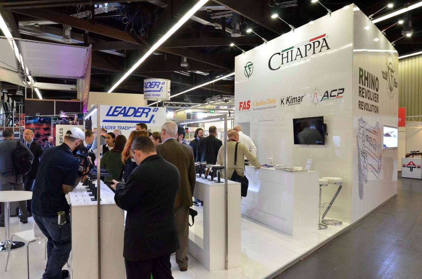 Armi Chiappa 1958-2018 Chiappa Firearms booth at IWA 2018