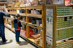 The Las Vegas "Bass Pro Shops - Outdoor World” store Shooting ammunition aisle