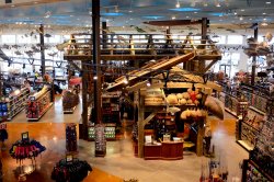 The Las Vegas "Bass Pro Shops - Outdoor World” store The Bass Pro Shops showcase