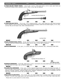Blue Book of Modern Black Powder Arms Blue Book of Modern Black Powder Arms