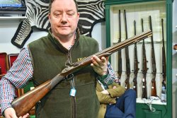 IWA 2018: the Good, the Bad and the Ugly The Nock Gun with its seven barrels at IWA 2018