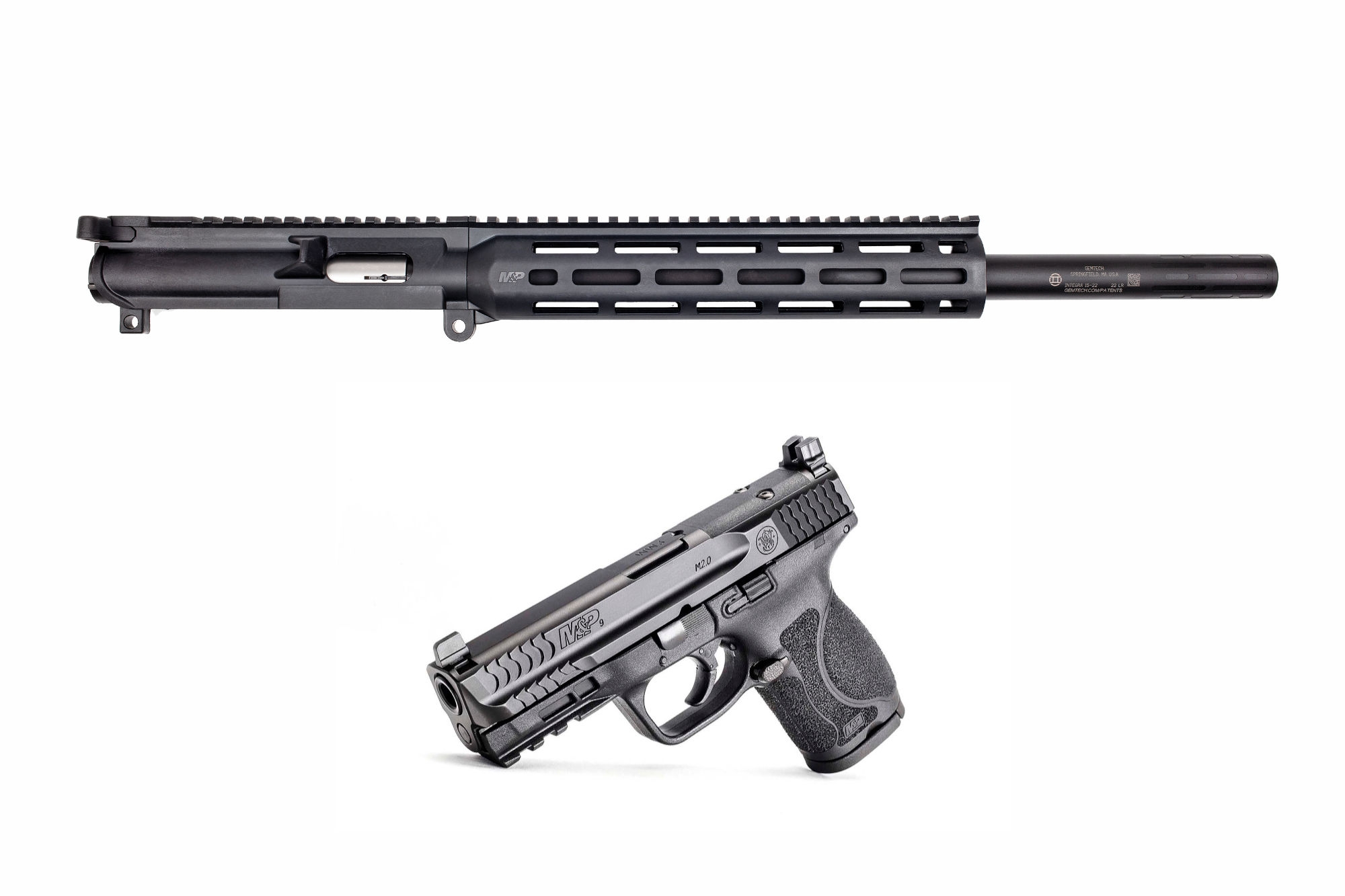 smith-wesson: New products in 2021 from and for Smith & Wesson: Integra 15-22 Suppressed Upper in .22 LR from Gemtech and expansion of the M&P9 series