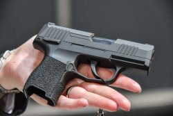 New products from GSG Premium Brands at the IWA OutdoorClassics 2019 SIG Sauer P365 ASP in right side view
