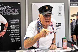“Gunny” R. Lee Ermey passed away R. Lee Ermey at SHOT Show in Las Vegas.