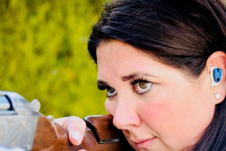 OT shooter Andrea Swatts with the Krieghoff K80. 