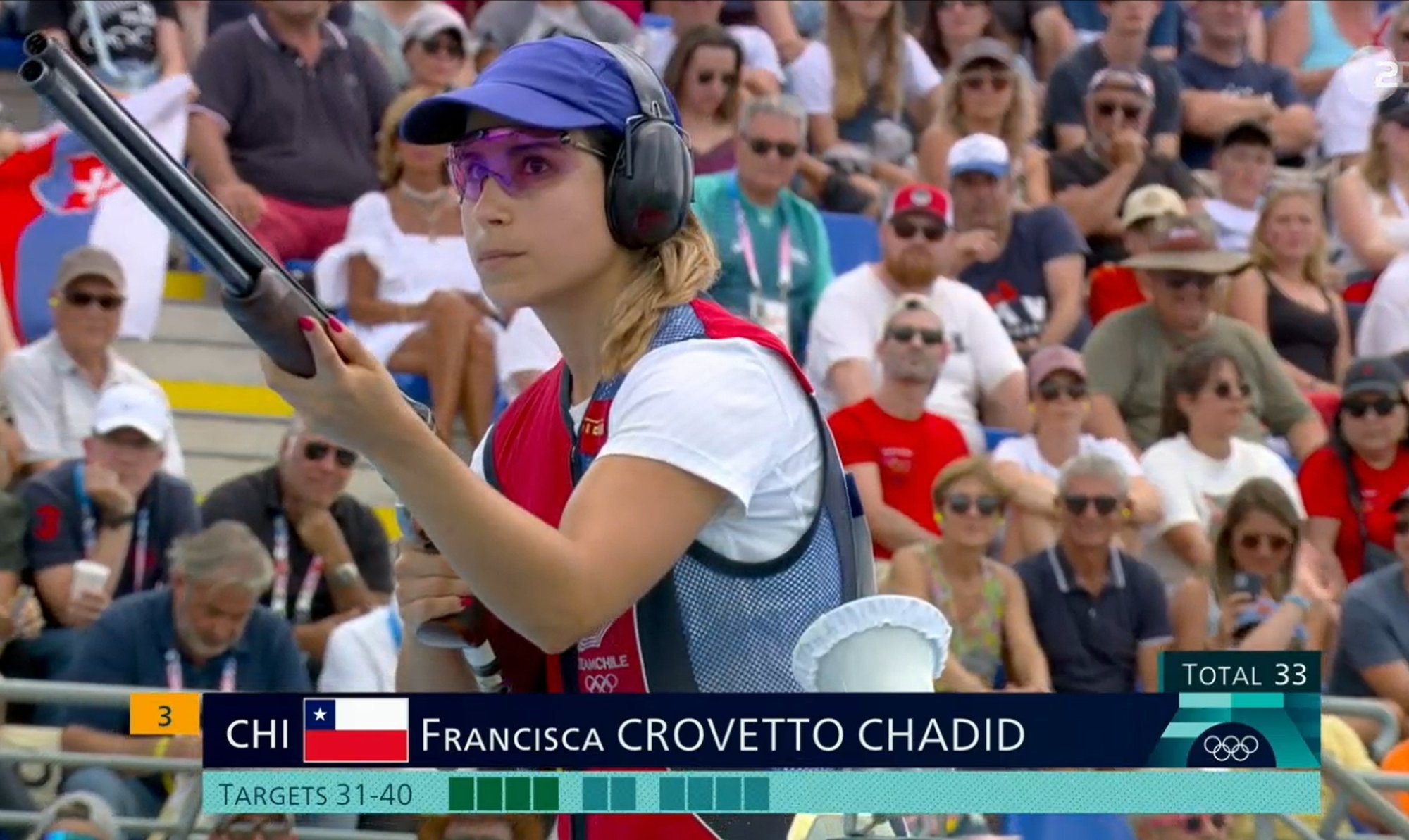 culture: 2024 Olympic Games, Day 9: Francisca Crovetto Chadid from Chile wins gold in women's skeet
