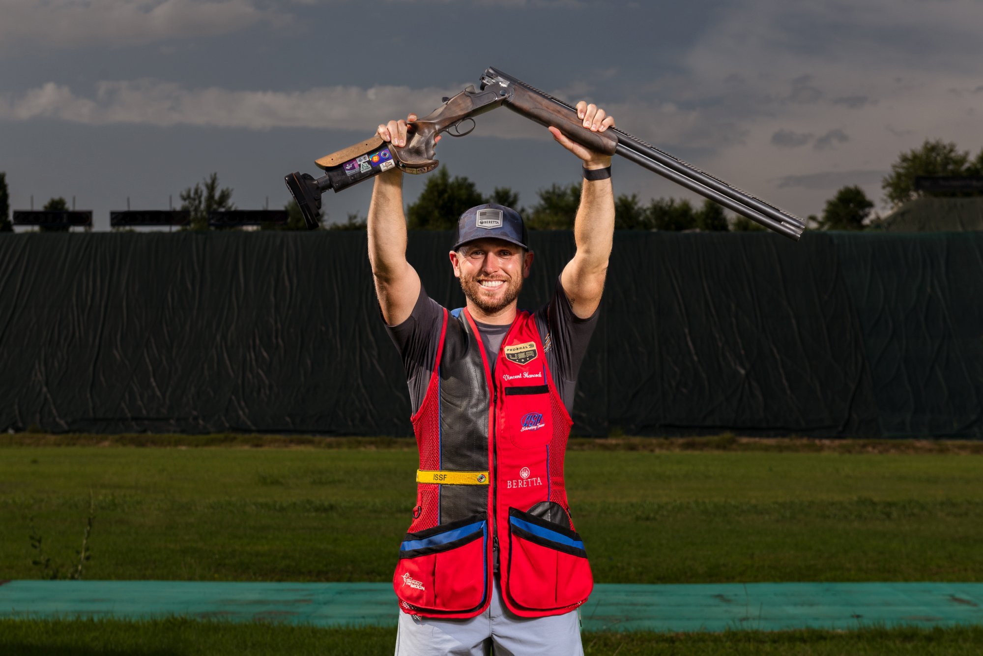 culture: 2024 Olympic Games, Day 7: Vincent Hancock (USA) shows skeet perfection with his Beretta shotgun and could win his fourth Olympic gold tomorrow