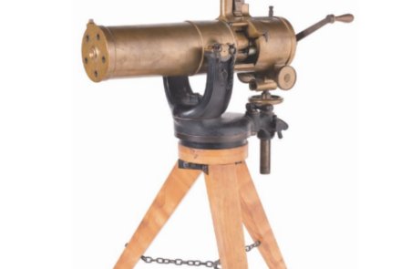 Colt Model 1877 "Bulldog" Gatling Gun with tripod in .45-70 Government
