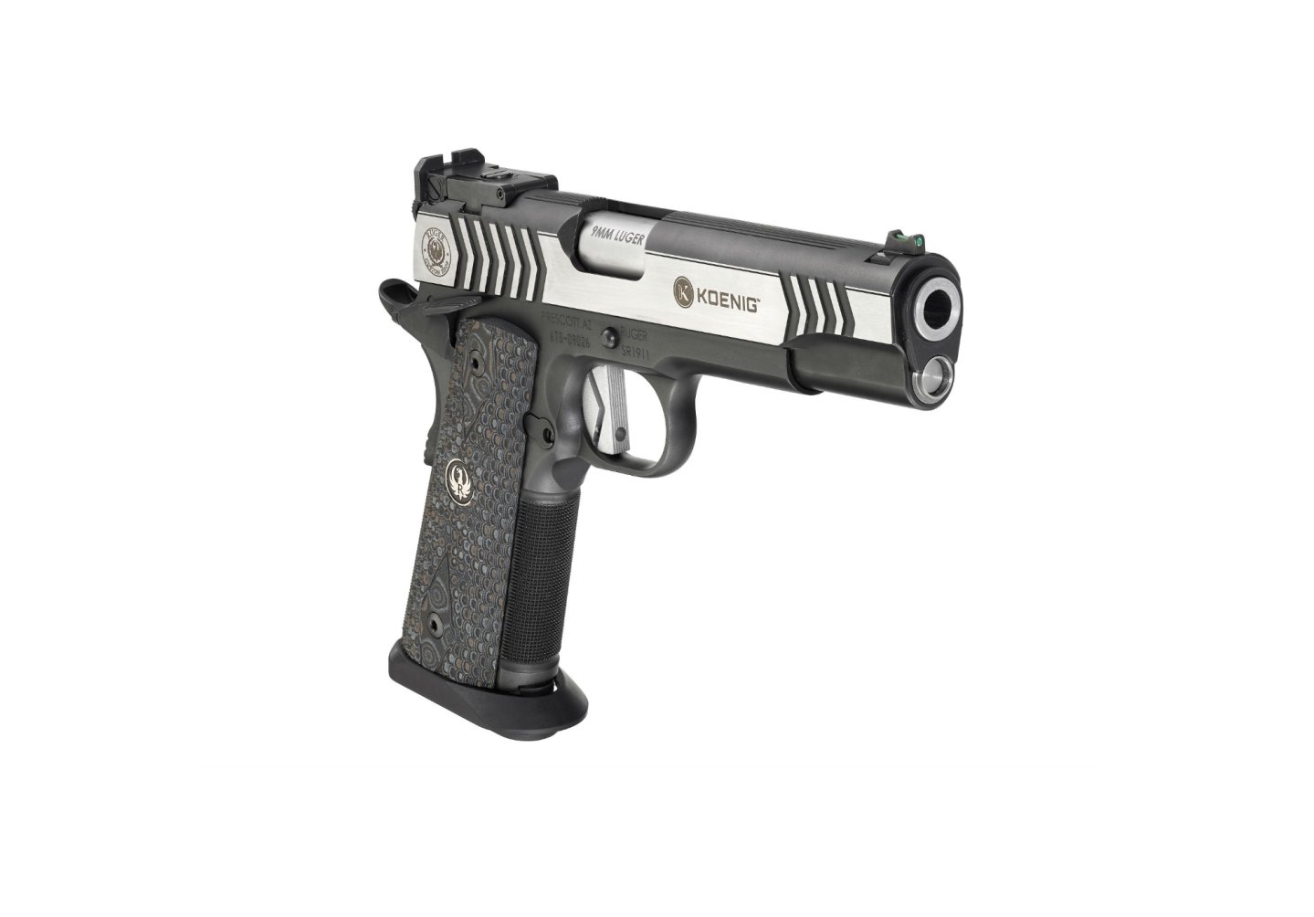 Ruger announces its own Custom Shop The 9mm SR1911 Competition Pistol, right view.