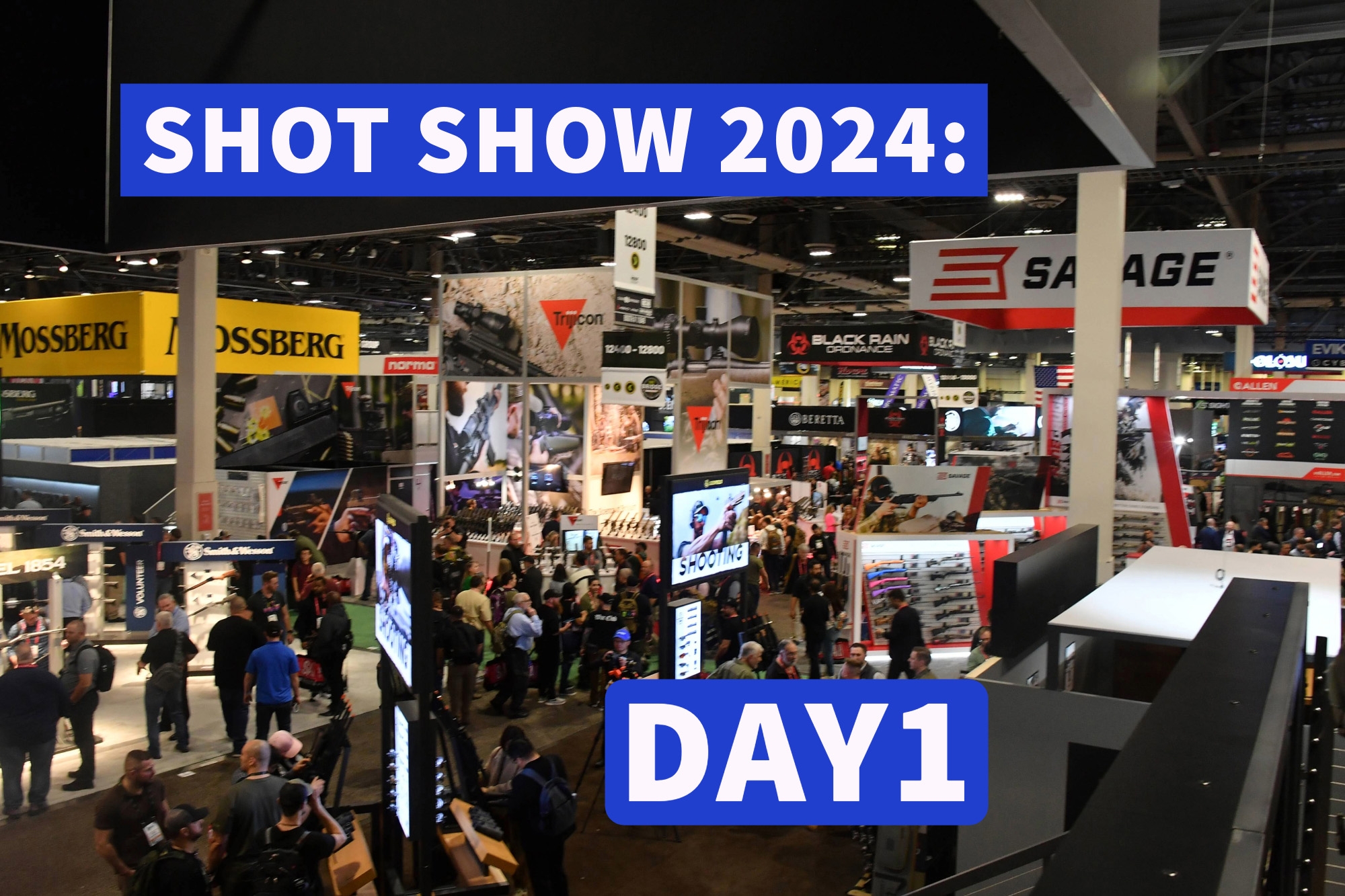 shot-show: SHOT Show 2024 – Day 1: Highlights from the first day of the largest gun fair in Las Vegas