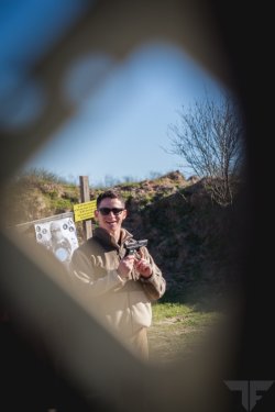 Situational awareness A man during training