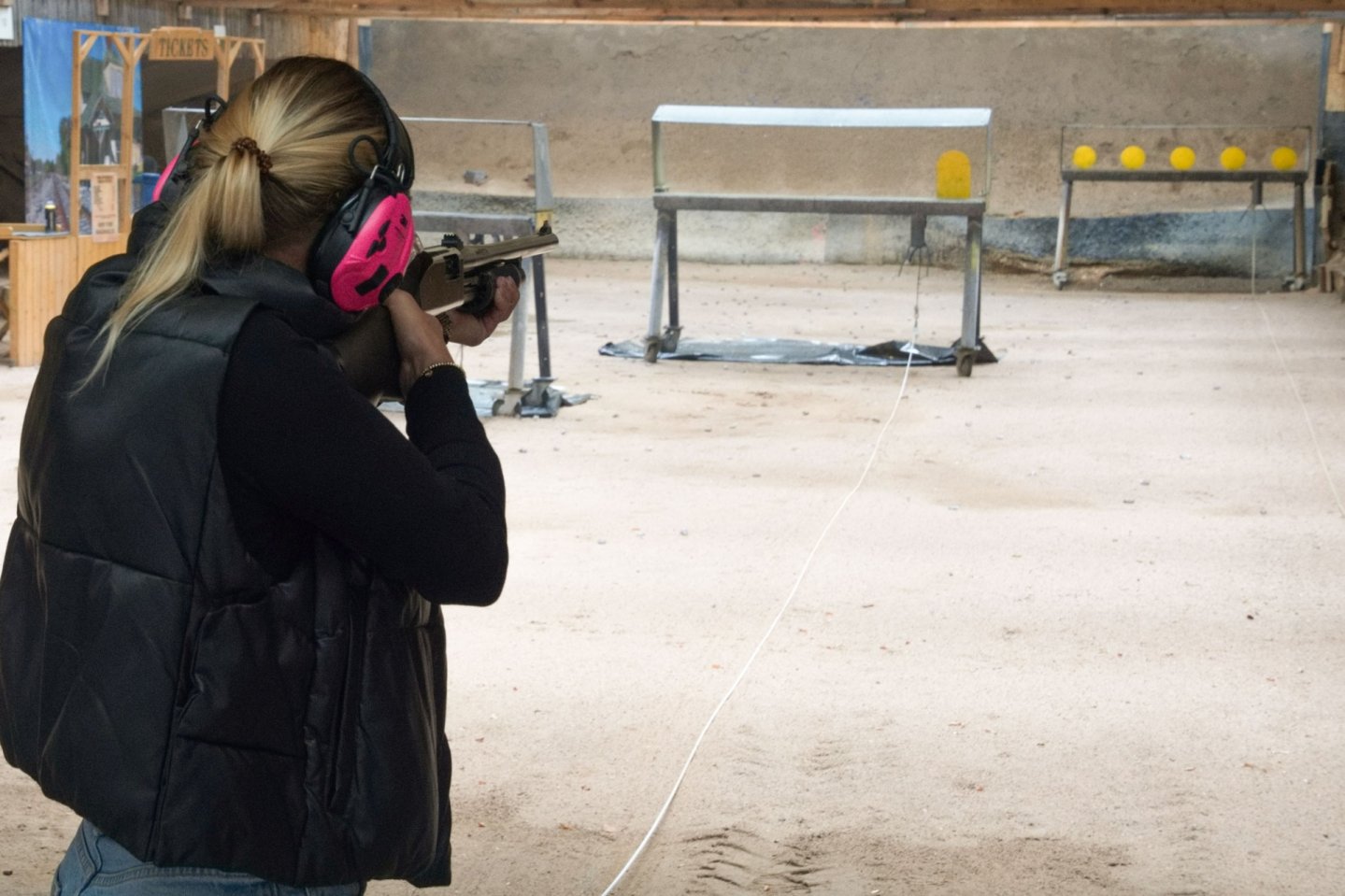 Drop target shooting at the BDS