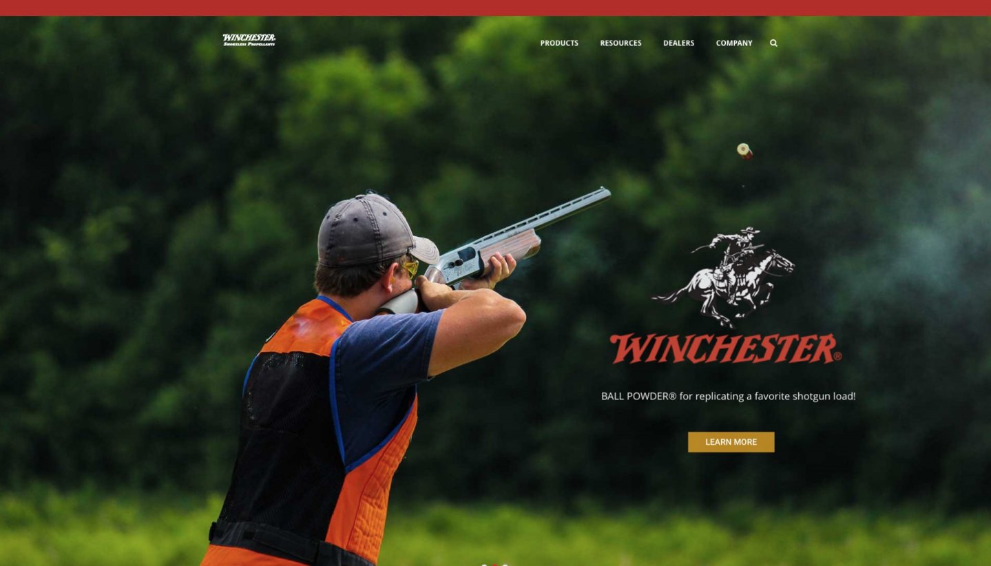 Winchester announces its new website The new Winchester Smokeless Propellants website.