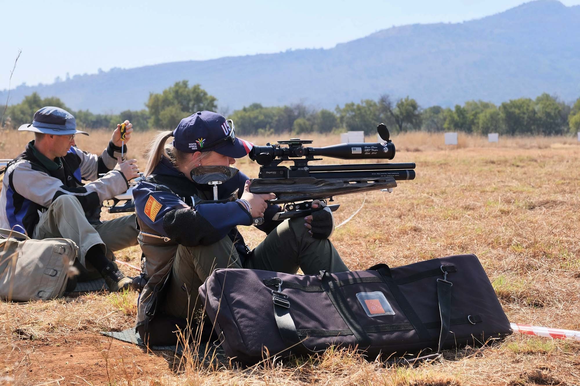 culture: On the podium with Daystate: Lauren Parsons gold medalist at the World Field Target Federation Championship in South Africa