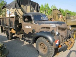 Colonna della Libertà 2018: reenactment “Italian style” Canadian Dodge at Colonna della Libertà WW2 reenactment event