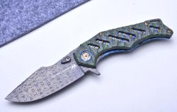 Manuele Messori's tactical knives Acheronte flipper knife by Manuele Messori