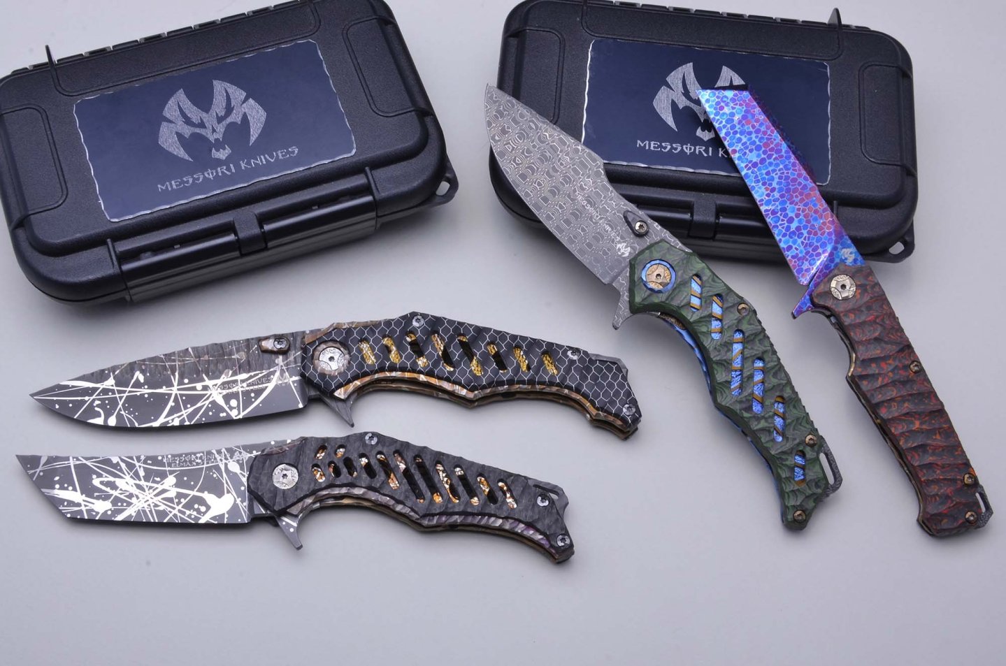 Manuele Messori's tactical knives Series of knives handmade by Manuele Messori