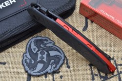 Boker Yokai tactical folding knife The backspacer is made of anodized aluminum