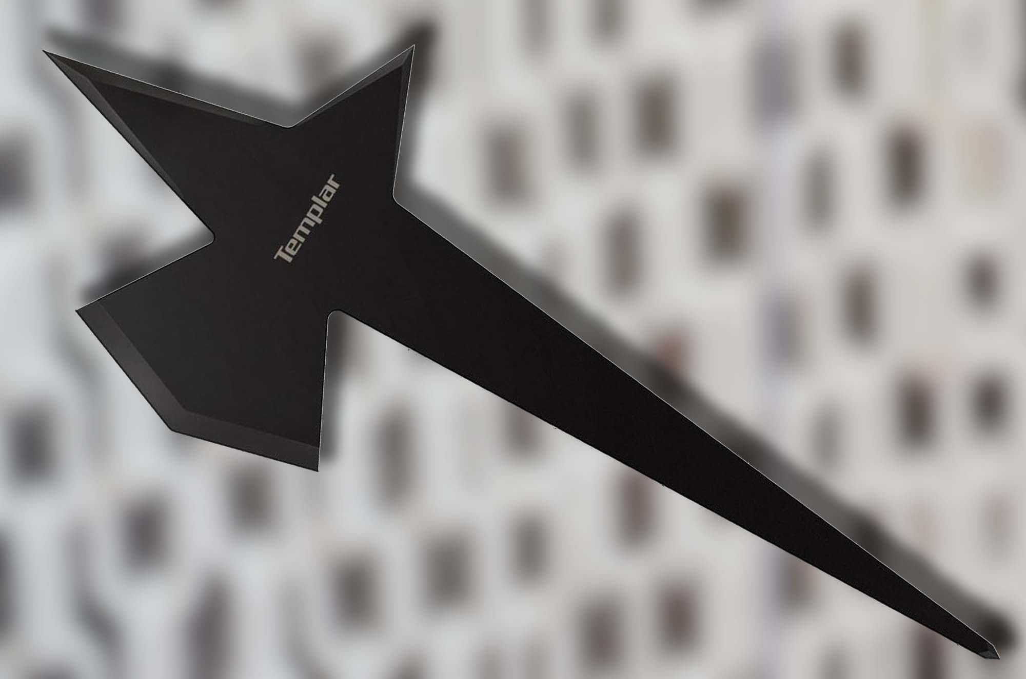 cold-steel: Cold Steel Templar throwing tool, sticking potential