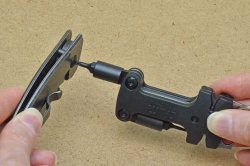 CRKT Knife Maintenance Tool Folding bit holders of the CRKT Knife Maintenance Tool