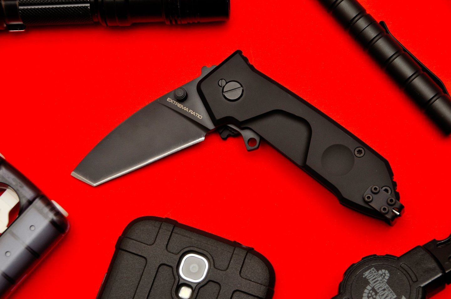 Extrema Ratio MF0T folding pocket knife Extrema Ratio MF0T pocket knife, partially folded