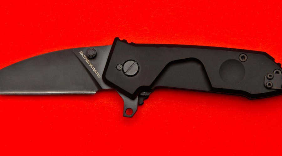 Extrema Ratio MF0T pocket knife, fully open