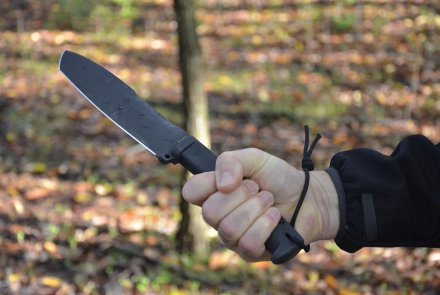 Extrema Ratio Selvans survival knife Handle of the Extrema Raito Selvans knife