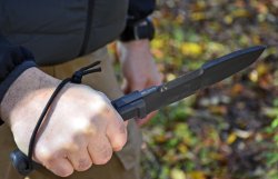 Extrema Ratio Selvans survival knife The blade back of Extrema Ratio Selvans knife